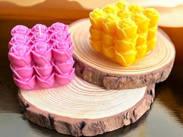 Roses Cube Pillar 2
