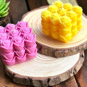 Roses Cube Pillar