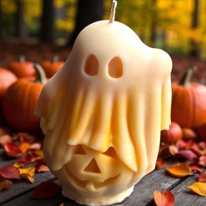 Ghost on pumpkin
