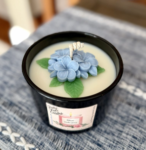 16 oz Glass Vessel-Flower